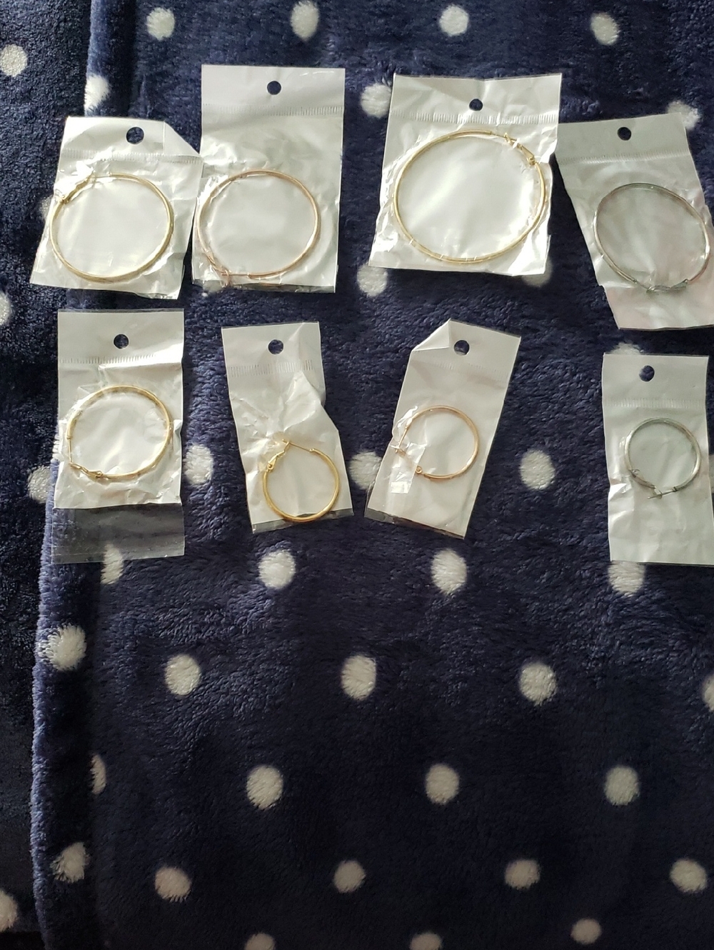 Batch Of Costume Hoop Earrings -  Women’s Jewelry